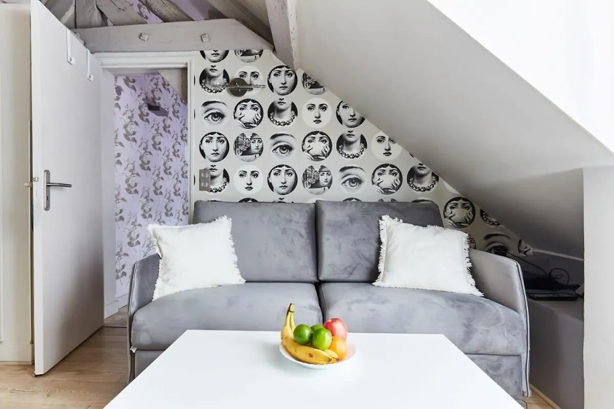 Vosges 1Br Cozy Lejlighed Paris 0*,