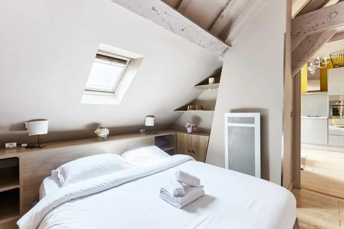 Vosges 1Br Cozy Apartman Párizs