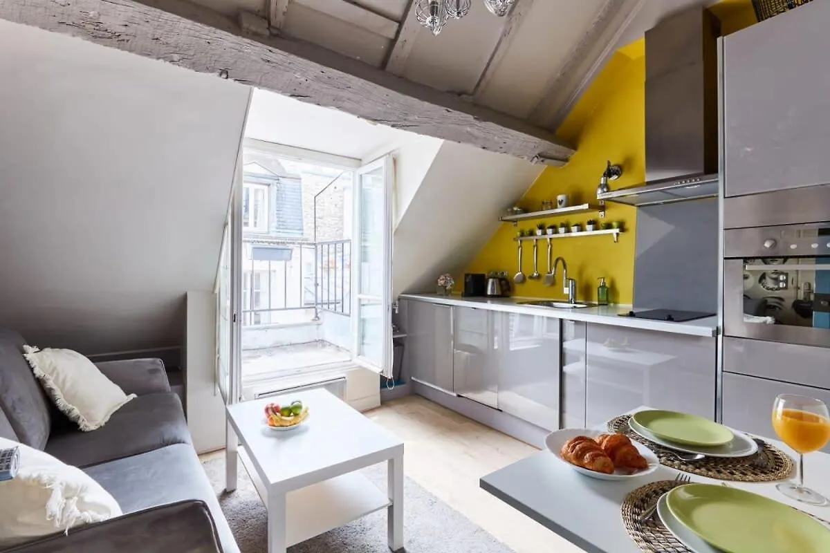 Vosges 1Br Cozy Apartman Párizs